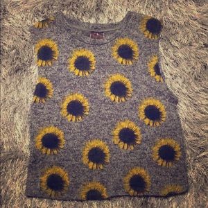 Sunflower crop top